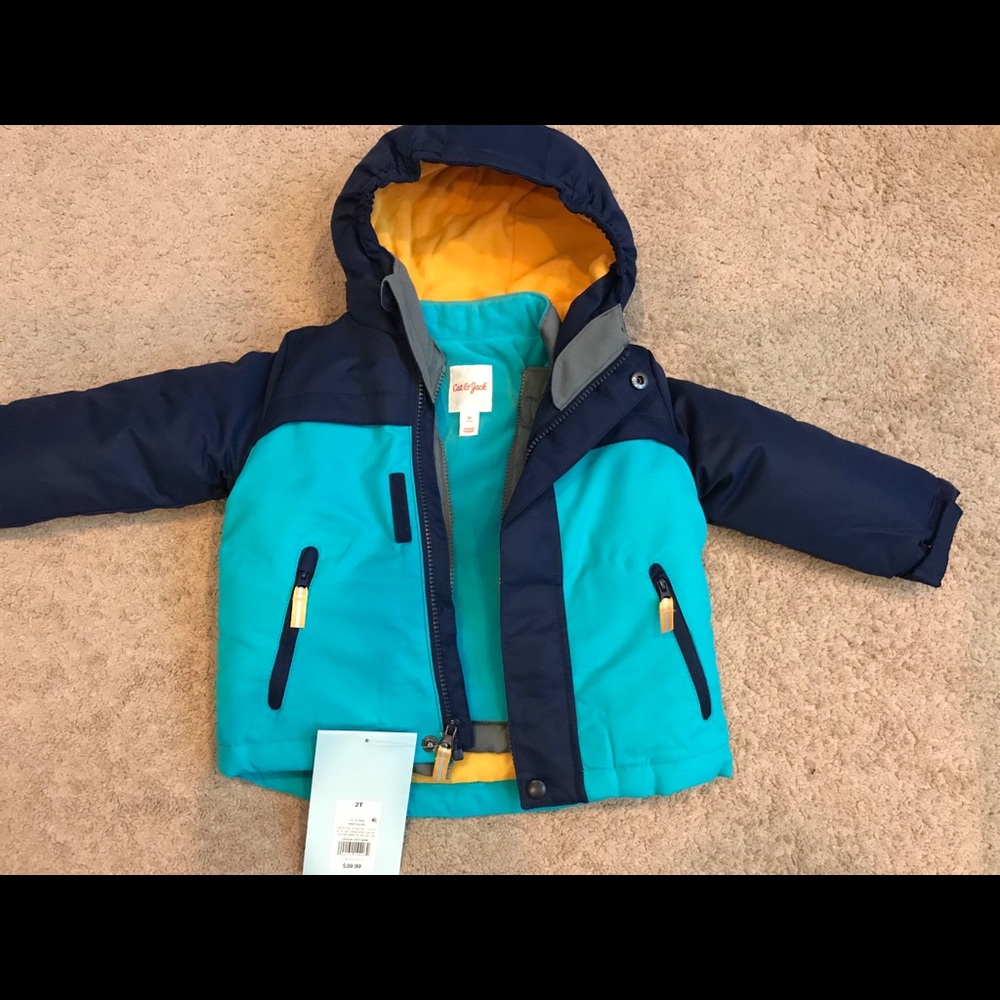 NWT cat & jack 3-in-1 toddler coat 2T